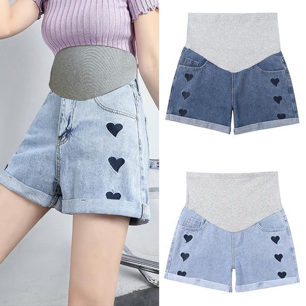 maternity bottoms 2021 fashion shorts for pregnant women sweet heart women's denim stretchy summer clothing belly jeans, White
maternity bottoms 2021 fashion shorts for pregnant women sweet heart women's denim stretchy summer clothing belly jeans, White