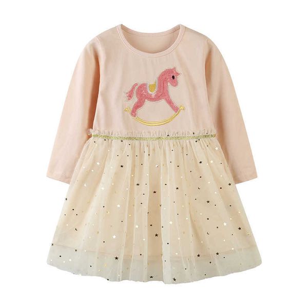 jumping meters 2-7t baby girls long sleeve dress for autumn winter children animal mesh stars party tutu kids dresses 210529, Red;yellow
jumping meters 2-7t baby girls long sleeve dress for autumn winter children animal mesh stars party tutu kids dresses 210529, Red;yellow