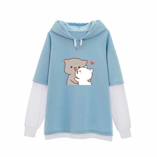 women hoodie cute cat print s sweatshirts for ulzzang harajuku kawaii graphic sweats crewneck streetwear moletom feminino, Black
women hoodie cute cat print s sweatshirts for ulzzang harajuku kawaii graphic sweats crewneck streetwear moletom feminino, Black
