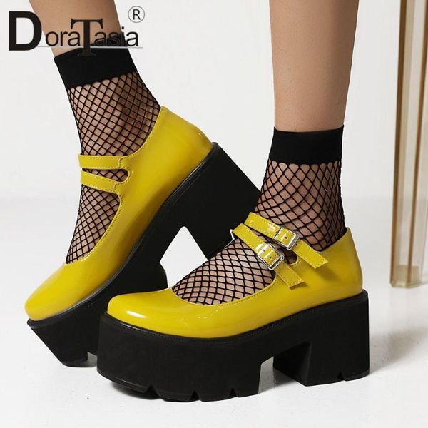 dress shoes doratasia brand ladies 2021 spring pumps platform thick high heels mary janes women fashion concise woman, Black
dress shoes doratasia brand ladies 2021 spring pumps platform thick high heels mary janes women fashion concise woman, Black
