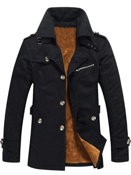 men's jackets warmness jacket winter fleece overcoat casual thick army green coats men windbreaker black plus size 5xl mens outwear, Black;brown
men's jackets warmness jacket winter fleece overcoat casual thick army green coats men windbreaker black plus size 5xl mens outwear, Black;brown