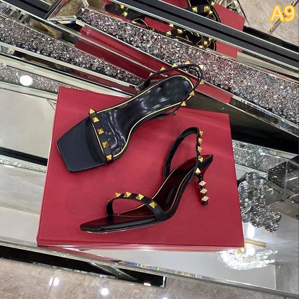 2021 fashion women's high heels women's rivet high heels sandals fashion open toe rivet square shoes high heels bride shoes si, Black
2021 fashion women's high heels women's rivet high heels sandals fashion open toe rivet square shoes high heels bride shoes si, Black