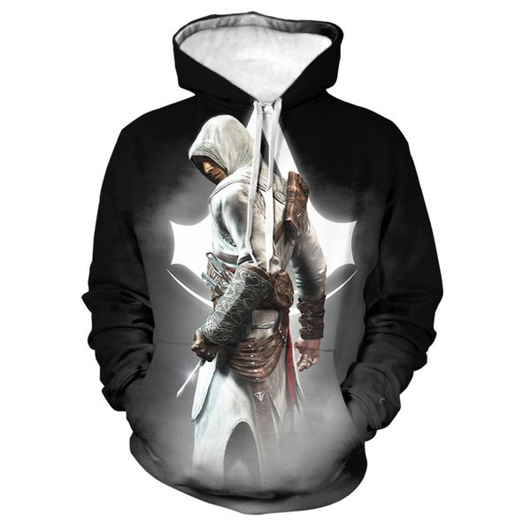 assassin's creed hoodie men's 3d print visual impact party punk gothic round neck sweater hoodie, Black
assassin's creed hoodie men's 3d print visual impact party punk gothic round neck sweater hoodie, Black