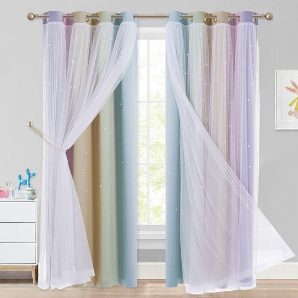 curtain & drapes double layer blackout curtains star cutout for living room home decor white sheer window panels babys bedroom
curtain & drapes double layer blackout curtains star cutout for living room home decor white sheer window panels babys bedroom