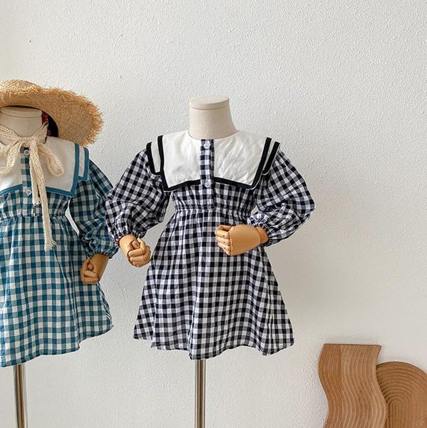 girl's dresses girls baby casual fall 2021 trend plaid princess costume big collar preppy style vestidos sweet korean clothes, Red;yellow
girl's dresses girls baby casual fall 2021 trend plaid princess costume big collar preppy style vestidos sweet korean clothes, Red;yellow