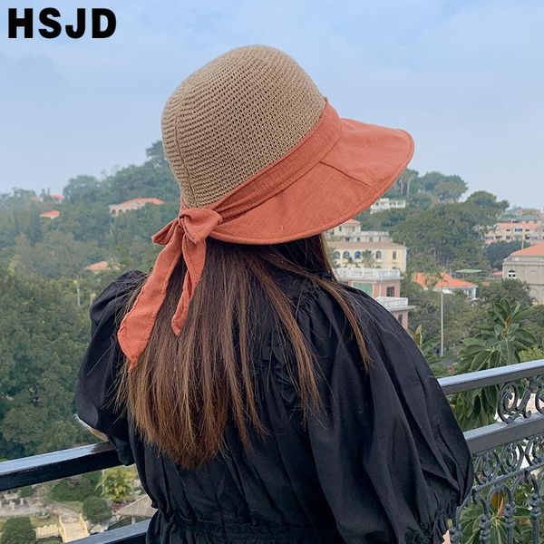 wide brim hats 2021 straw floppy sun for women summer foldable anti-uv beach hat fashion female bowknot bucket bonnet, Blue;gray
wide brim hats 2021 straw floppy sun for women summer foldable anti-uv beach hat fashion female bowknot bucket bonnet, Blue;gray