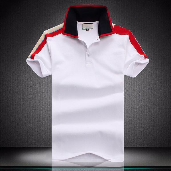 italy new luxurys designers polo t-shirt for menl stripe fashion poloshirt shirt men high street snake little bee tiger print mens polol, White;black
italy new luxurys designers polo t-shirt for menl stripe fashion poloshirt shirt men high street snake little bee tiger print mens polol, White;black