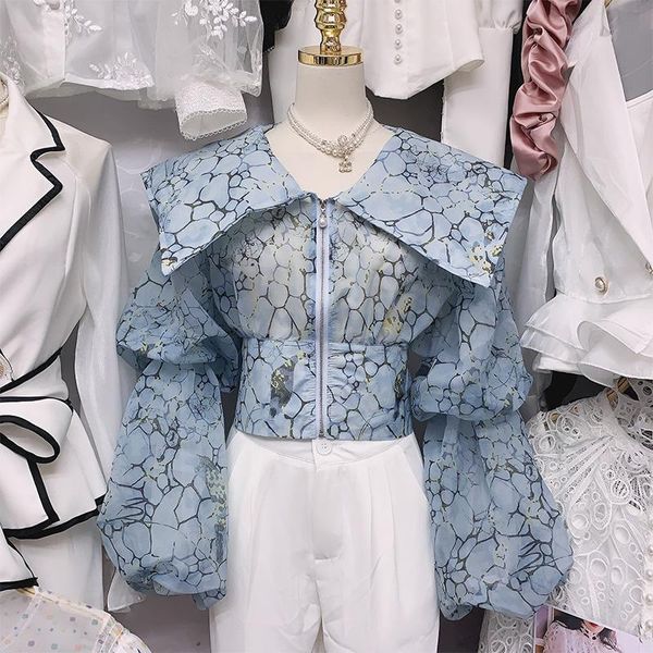 women's jackets zipper sailor collar blouse puff sleeve vintage marble printed jacket for women defined waisted short outwear spring a, Black;brown
women's jackets zipper sailor collar blouse puff sleeve vintage marble printed jacket for women defined waisted short outwear spring a, Black;brown