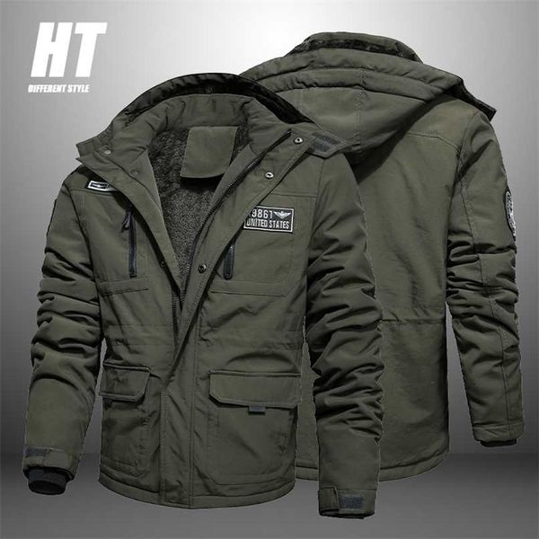 winter military jacket men brand quality windbreaker warm outdoor fleece lined overcoat casual slim tactical coat male parkas 211204, Black
winter military jacket men brand quality windbreaker warm outdoor fleece lined overcoat casual slim tactical coat male parkas 211204, Black