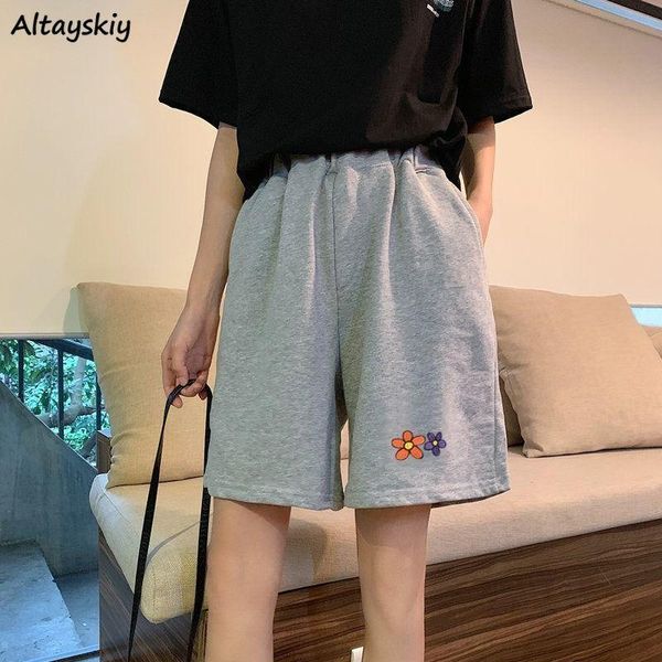 shorts womens summer high waist embroidered flowers elastic lovely students loose comfortable knee length pattern women's, White;black
shorts womens summer high waist embroidered flowers elastic lovely students loose comfortable knee length pattern women's, White;black