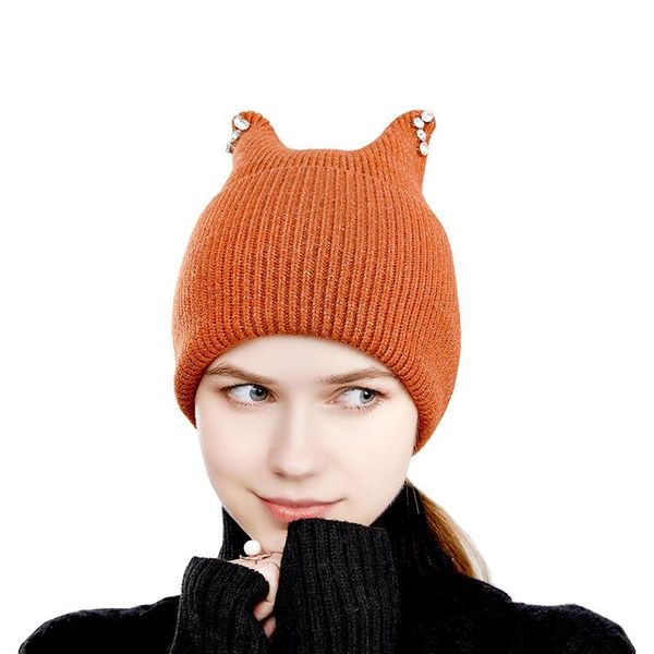 beanies women's hat winter beanie thick warm cat ear knitted cap hats for girls women bonnet femme rhinestone stylish head caps
beanies women's hat winter beanie thick warm cat ear knitted cap hats for girls women bonnet femme rhinestone stylish head caps