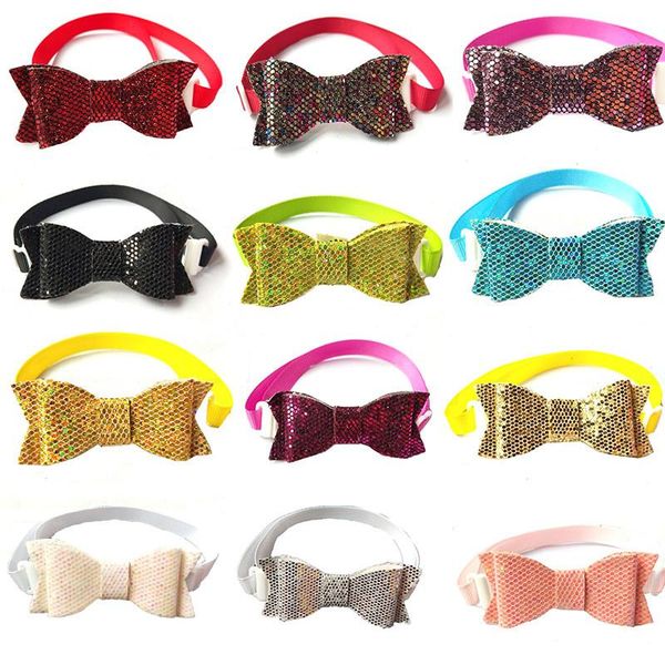dog apparel 30/50pcs pet cat bow ties colorful sequins tie necktie accessories for small medium grooming
dog apparel 30/50pcs pet cat bow ties colorful sequins tie necktie accessories for small medium grooming