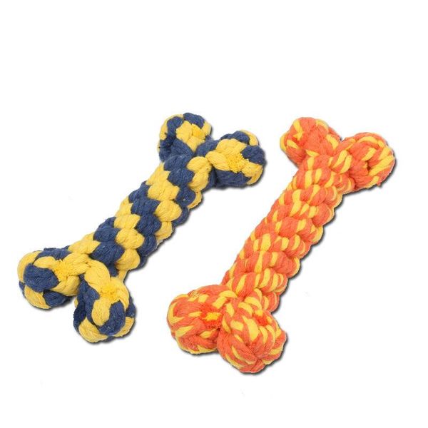 dog apparel 1pc pet toy bones cotton rope woven 16cm orange molar toys 
dog apparel 1pc pet toy bones cotton rope woven 16cm orange molar toys