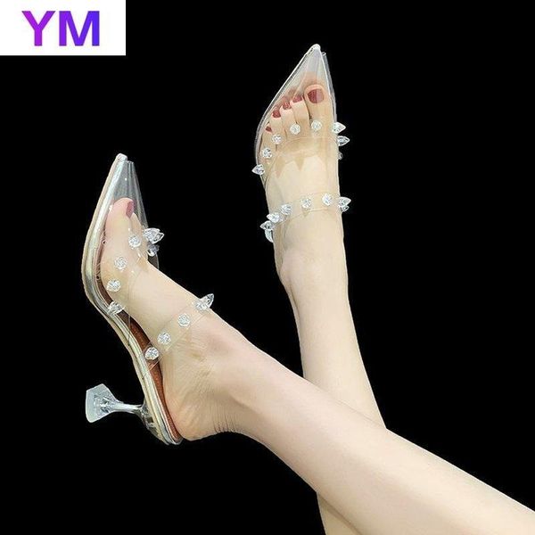 sandals 2021 fine heel shoes outdoor ladies gladiator rivets summer women pvc flip flop transparent pointed toe 34-42, Black
sandals 2021 fine heel shoes outdoor ladies gladiator rivets summer women pvc flip flop transparent pointed toe 34-42, Black