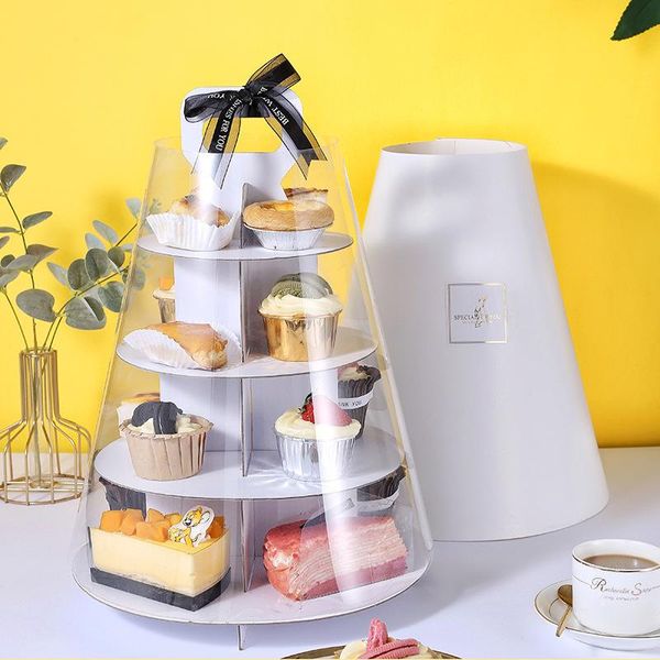 gift wrap 5/10pcs multi layer dessert cake packing box afternoon tea party diy candy table disposable mousse portable display stand
gift wrap 5/10pcs multi layer dessert cake packing box afternoon tea party diy candy table disposable mousse portable display stand