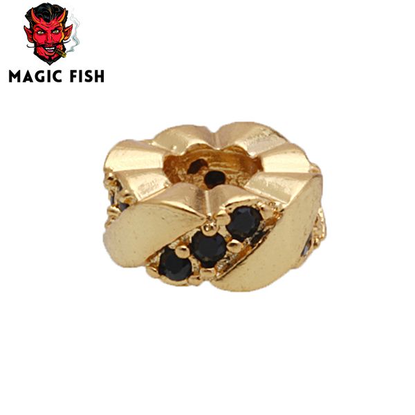 magic fish flat round shape inlaid black zircon diy beads for making men women valentines day bangle&bracelet necklace jewelry, Bronze;silver
magic fish flat round shape inlaid black zircon diy beads for making men women valentines day bangle&bracelet necklace jewelry, Bronze;silver