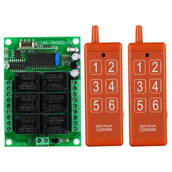 remote controlers 433mhz universal wireless control smart switch dc12v 6ch relay receiver modul rf controller with usb interface
remote controlers 433mhz universal wireless control smart switch dc12v 6ch relay receiver modul rf controller with usb interface