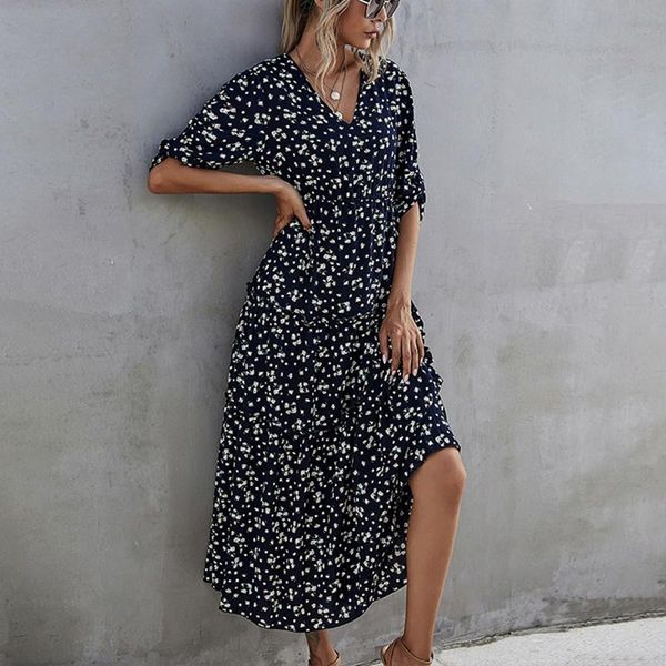 casual dresses 2021 spring women's high waist elegant long boho dress for womens slim blue floral print beach women clothing, Black;gray
casual dresses 2021 spring women's high waist elegant long boho dress for womens slim blue floral print beach women clothing, Black;gray