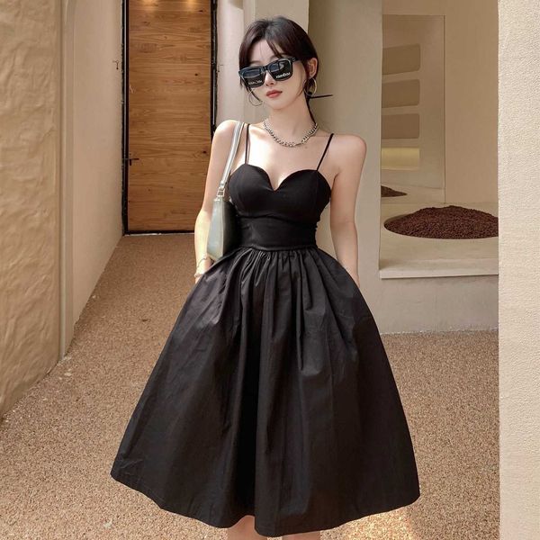 hepburn french drawstring summer puff skirt temperament small black drs n226a, White;black
hepburn french drawstring summer puff skirt temperament small black drs n226a, White;black