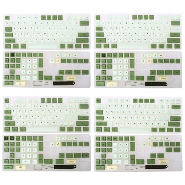 keyboards 124 keys / set xda profile custom matcha keycaps pbt dye sublimation japanese korean russian english
keyboards 124 keys / set xda profile custom matcha keycaps pbt dye sublimation japanese korean russian english