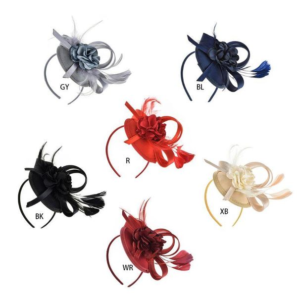 headpieces women elegant feather flower hat pillbox cap headband hair clip for wedding bridal festival party banquet u4le, Silver
headpieces women elegant feather flower hat pillbox cap headband hair clip for wedding bridal festival party banquet u4le, Silver