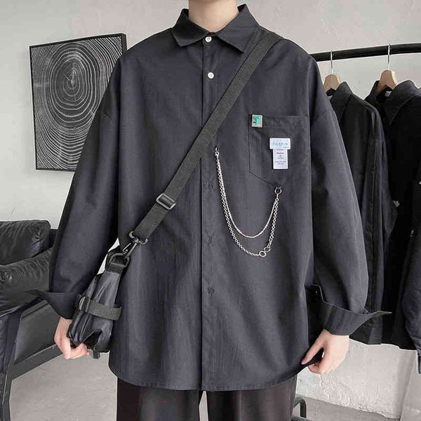 men's jackets pr versitile men shirt long sleeve harajuku casual shirts korean male clothes oversized streetwear cardigans wnka, Black;brown
men's jackets pr versitile men shirt long sleeve harajuku casual shirts korean male clothes oversized streetwear cardigans wnka, Black;brown