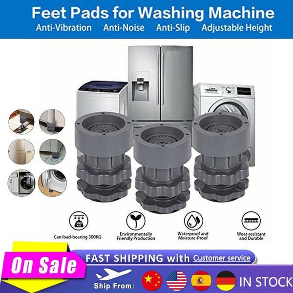 bath mats 4pcs anti vibration feet pads rubber legs slipssilent skid raiser mat for washing machine support dampers stand accessories
bath mats 4pcs anti vibration feet pads rubber legs slipssilent skid raiser mat for washing machine support dampers stand accessories