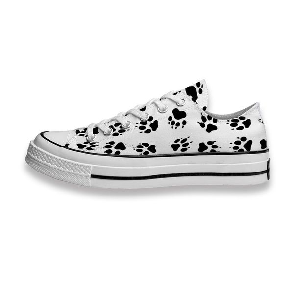 custom printed shoes black paw print sneakers low mens womens skateboard sport footwear diy trainers canvas casual shoe
custom printed shoes black paw print sneakers low mens womens skateboard sport footwear diy trainers canvas casual shoe