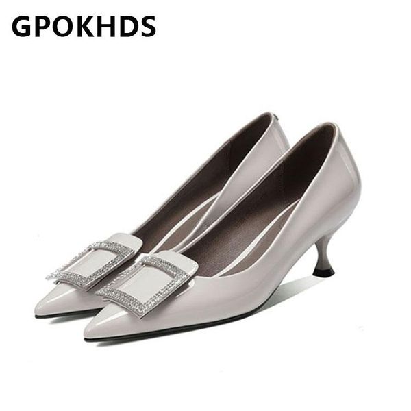 dress shoes gpokhds 2021 women pumps soft cow leather autumn spring gray color slip on crystal spike heel pointed toe high heels, Black
dress shoes gpokhds 2021 women pumps soft cow leather autumn spring gray color slip on crystal spike heel pointed toe high heels, Black