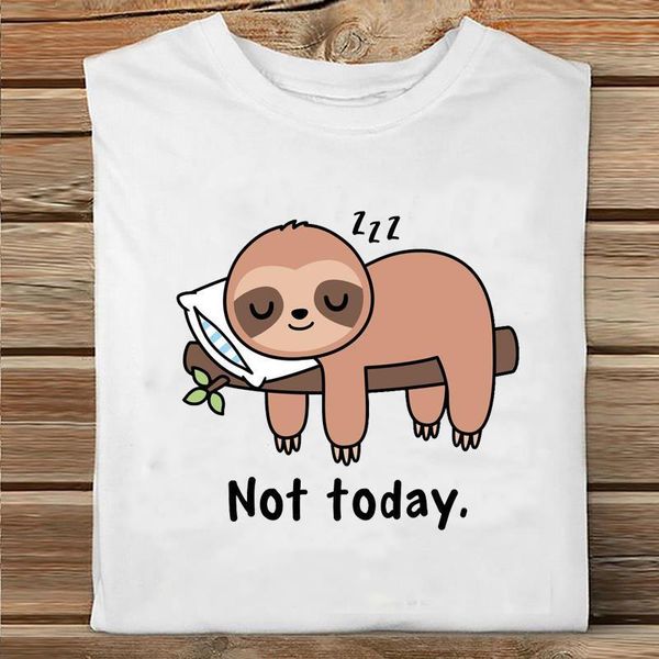 women cute fashion sloth animal lazy short sleeve spring printing clothes print tshirt female tee ladies graphic t-shirt, White
women cute fashion sloth animal lazy short sleeve spring printing clothes print tshirt female tee ladies graphic t-shirt, White