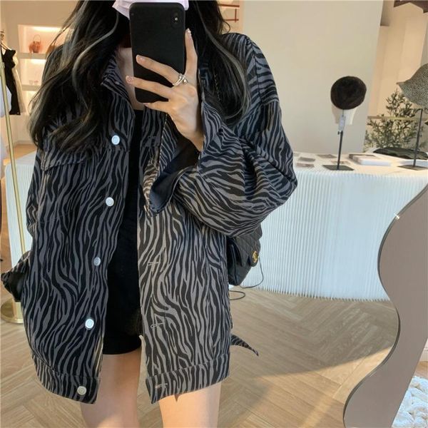 high street denim bomber jeans jackets women loose korean denim zebra long sleeve jackets harajuku chaqueta mujer streetwear, Black;brown
high street denim bomber jeans jackets women loose korean denim zebra long sleeve jackets harajuku chaqueta mujer streetwear, Black;brown