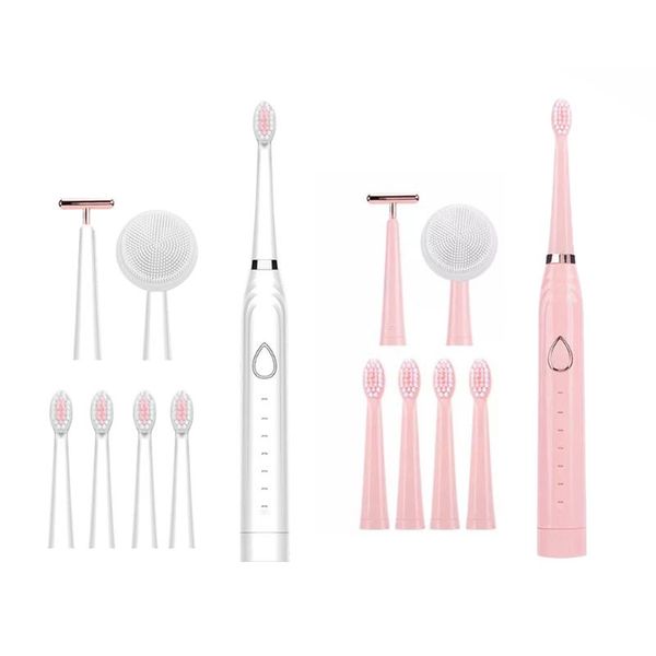 3-in-1 electric toothbrush 5 ways facial massage washing brush multifunctional oral whitening cleaner
3-in-1 electric toothbrush 5 ways facial massage washing brush multifunctional oral whitening cleaner