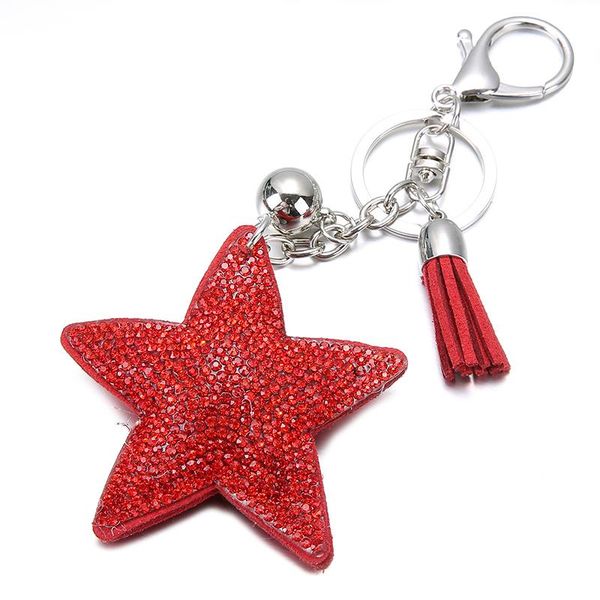 keychains crystal rhinestone star keychain novelty souvenir gifts key chain ring hang bag charms pendant tz53, Silver
keychains crystal rhinestone star keychain novelty souvenir gifts key chain ring hang bag charms pendant tz53, Silver