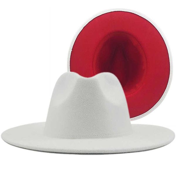 wide brim hats red white sliced felt hat women's jazz flat edge wool mixes vintage 56-58-60cm, Blue;gray
wide brim hats red white sliced felt hat women's jazz flat edge wool mixes vintage 56-58-60cm, Blue;gray