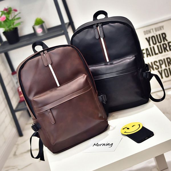 backpack women's schoolbag korean fashion men's leisure personality pu leather bag cool junior high school
backpack women's schoolbag korean fashion men's leisure personality pu leather bag cool junior high school