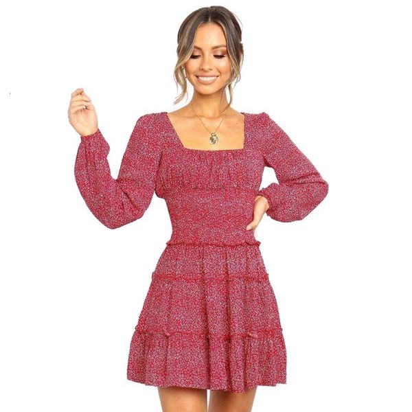2021 new women mini autumn winter long sleeve elegant ladies flower square collar es party red black clothes for woman 6m46, Black;gray
2021 new women mini autumn winter long sleeve elegant ladies flower square collar es party red black clothes for woman 6m46, Black;gray