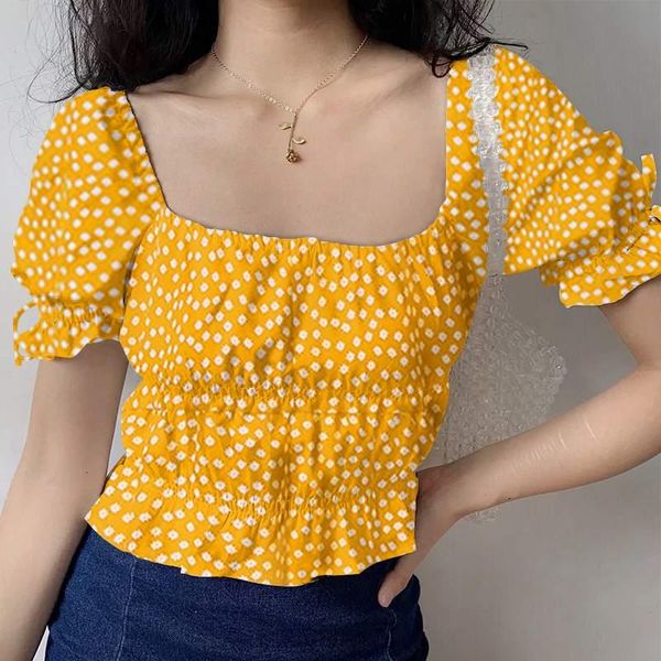 women's blouses & shirts women floral printed vintage ruffled blouse 2021 vonda bohemian blusas femininas square neck flare sleeve, White
women's blouses & shirts women floral printed vintage ruffled blouse 2021 vonda bohemian blusas femininas square neck flare sleeve, White