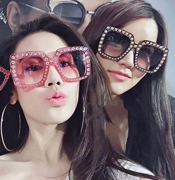 vintage sunglasses luxury big square rhinestone sun glasses for women fashion crystal oversize shades eyewear, White;black 
vintage sunglasses luxury big square rhinestone sun glasses for women fashion crystal oversize shades eyewear, White;black