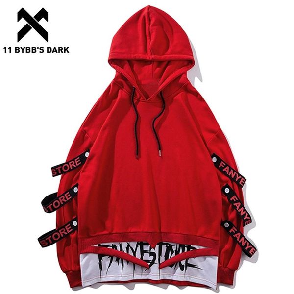 11 bybb's dark harajuku hoodies sweatshirts man side ribbons ripped fashion pullover hoodies streetwear sweatshirt gothic cloth 210813, Black
11 bybb's dark harajuku hoodies sweatshirts man side ribbons ripped fashion pullover hoodies streetwear sweatshirt gothic cloth 210813, Black