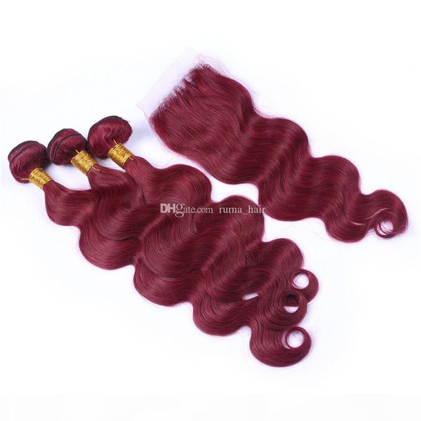 99j hair with lace closure wine red body wave brazilian virgin human hair weaves with lace closure burgundy pure color hair wefts, Black;brown
99j hair with lace closure wine red body wave brazilian virgin human hair weaves with lace closure burgundy pure color hair wefts, Black;brown