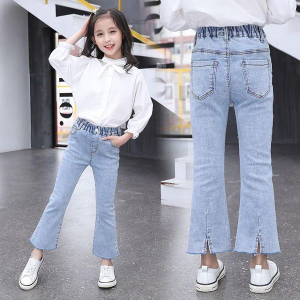 children's clothing spring autumn 2021 new korean solid long flare jeans pants kids girls vintage high waist denim trousers c22, Blue
children's clothing spring autumn 2021 new korean solid long flare jeans pants kids girls vintage high waist denim trousers c22, Blue