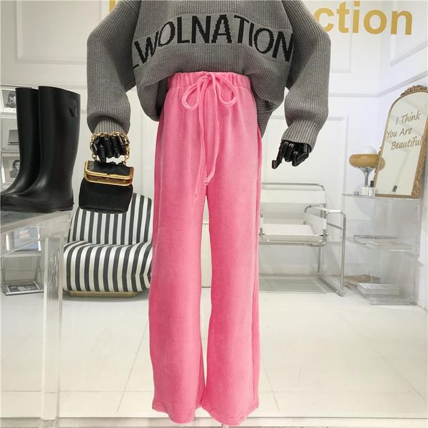 wide-leg pants women's corduroy pants 2021 autumn/winter new retro loose, slim, high waist, mopping casual, Black;white
wide-leg pants women's corduroy pants 2021 autumn/winter new retro loose, slim, high waist, mopping casual, Black;white
