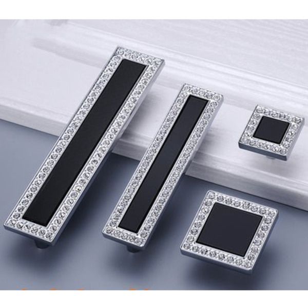 black crystal dresser knobs luxury drawer handles square glass cabinet handle knob kitchen cupboard handle bling hardware
black crystal dresser knobs luxury drawer handles square glass cabinet handle knob kitchen cupboard handle bling hardware