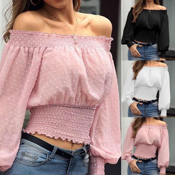 2021 new women blouse off shoulder long sleeve shirts fashion elegant shirts casual loose blouses femenina long sleeve blusa, White
2021 new women blouse off shoulder long sleeve shirts fashion elegant shirts casual loose blouses femenina long sleeve blusa, White