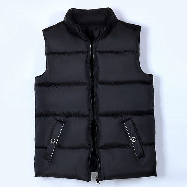 men's autumn and winter jacket down cotton casual large new thickened warm korean fashion vest, Black;white
men's autumn and winter jacket down cotton casual large new thickened warm korean fashion vest, Black;white
