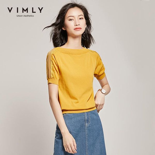 women's t-shirt vimly 2021 summer vogue women solid sleeve patchwork hollow out tshirt casual oneck loose style female t shirt 97378, White
women's t-shirt vimly 2021 summer vogue women solid sleeve patchwork hollow out tshirt casual oneck loose style female t shirt 97378, White