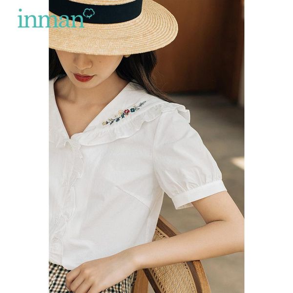 women's blouses & shirts inman summer female's cute sweet vintage retro embroidery flowers elegant puff sleeve lace lapel short-sl, White
women's blouses & shirts inman summer female's cute sweet vintage retro embroidery flowers elegant puff sleeve lace lapel short-sl, White