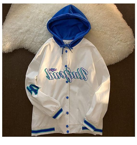 women's jackets women baseball jacket hooded,autumn fashion casual oversized long sleeve letter print drawstring hoodies,white/purple/b, Black;brown
women's jackets women baseball jacket hooded,autumn fashion casual oversized long sleeve letter print drawstring hoodies,white/purple/b, Black;brown