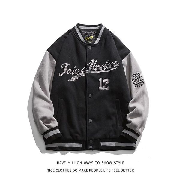 men's jackets 2021 spring&autumn old school embroid letter jacket bomber coat women's boyfriend style varsity casual chic, Black;brown
men's jackets 2021 spring&autumn old school embroid letter jacket bomber coat women's boyfriend style varsity casual chic, Black;brown