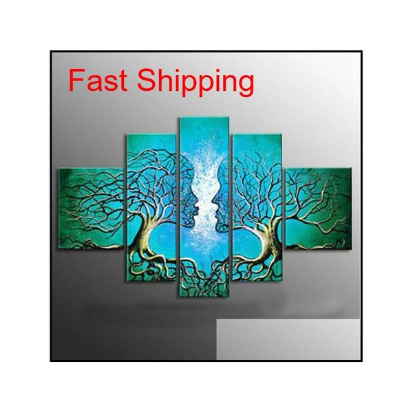 100%handmade oil painting on canvas tree kiss red blue yellow abstract modern 5panel set large wall art h qylxdl wrhome
100%handmade oil painting on canvas tree kiss red blue yellow abstract modern 5panel set large wall art h qylxdl wrhome